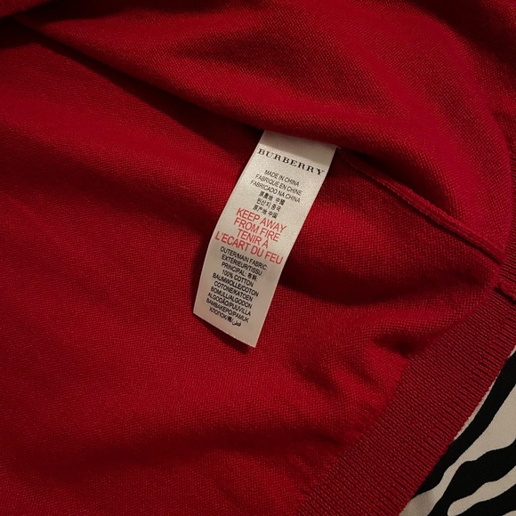 Authentic BURBERRY Plaid Sweater Cardigan - toddler 2Y - Picture 8 of 9